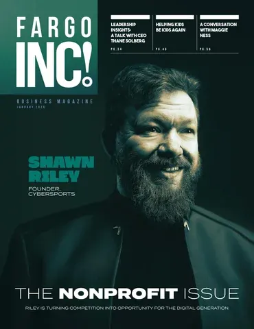 Fargo INC! January 2026 cover — The Nonprofit Issue